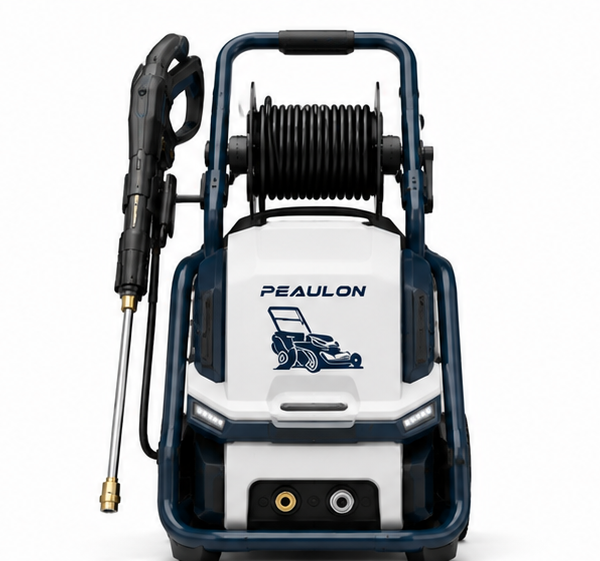 Peaulon Electric Pressure Washer with Exposed Pump and LED Front Lights