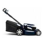 Peaulon 21-inch Deck Navy Blue Push Lawn Mower with Hard Collection Box - Image 3
