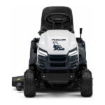 Peaulon 42-inch Deck All-Terrain Riding Lawn Mower with Side Discharge